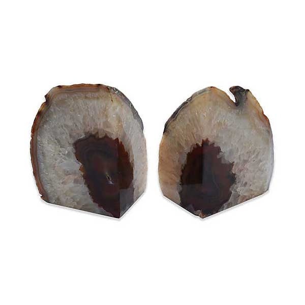 Agate Bookends in BROWN - Image 3