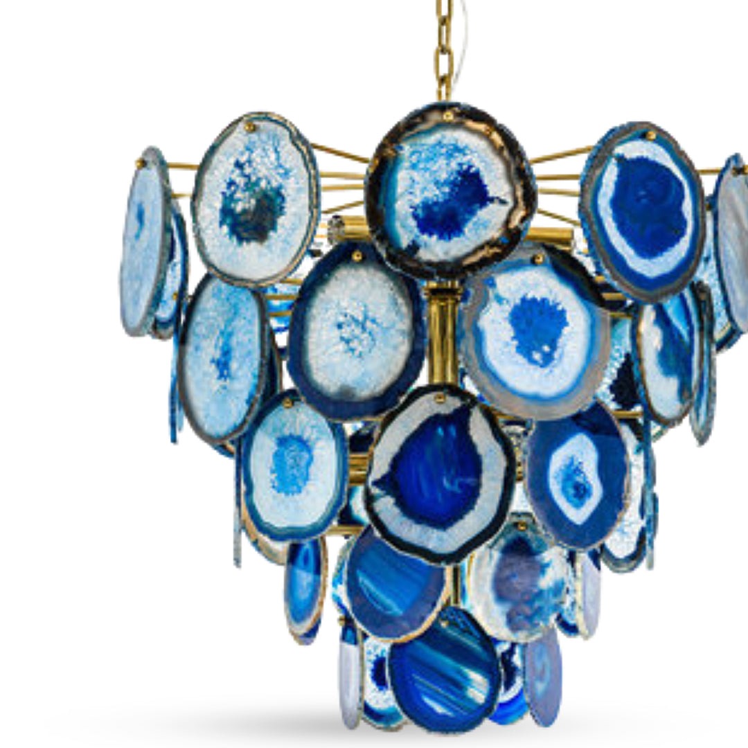 Blue Agate Chandelier - Image 4