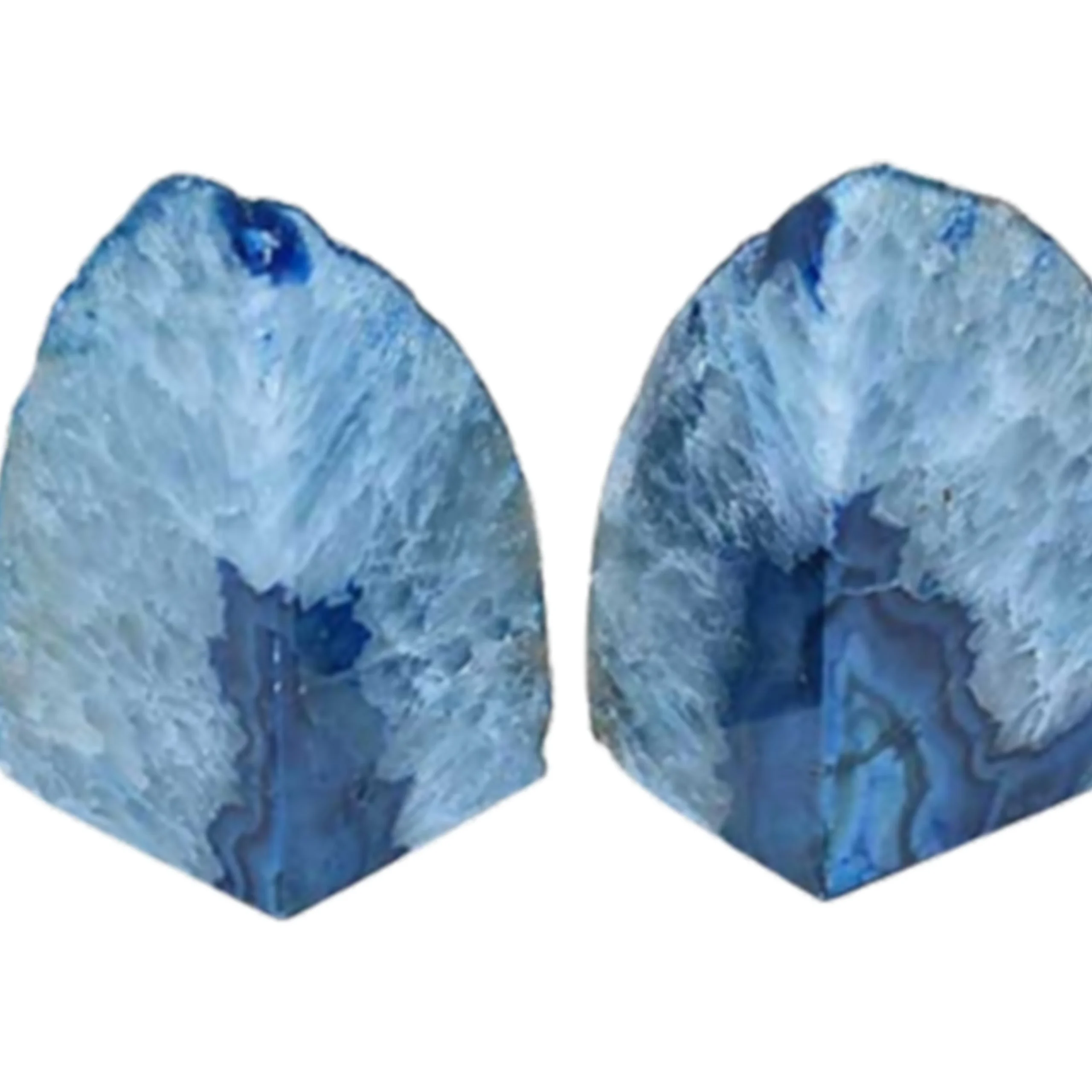 Agate Bookends in Blue - Image 2