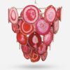Pink Agate Chandelier