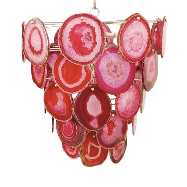 Pink Agate Chandelier - Image 5
