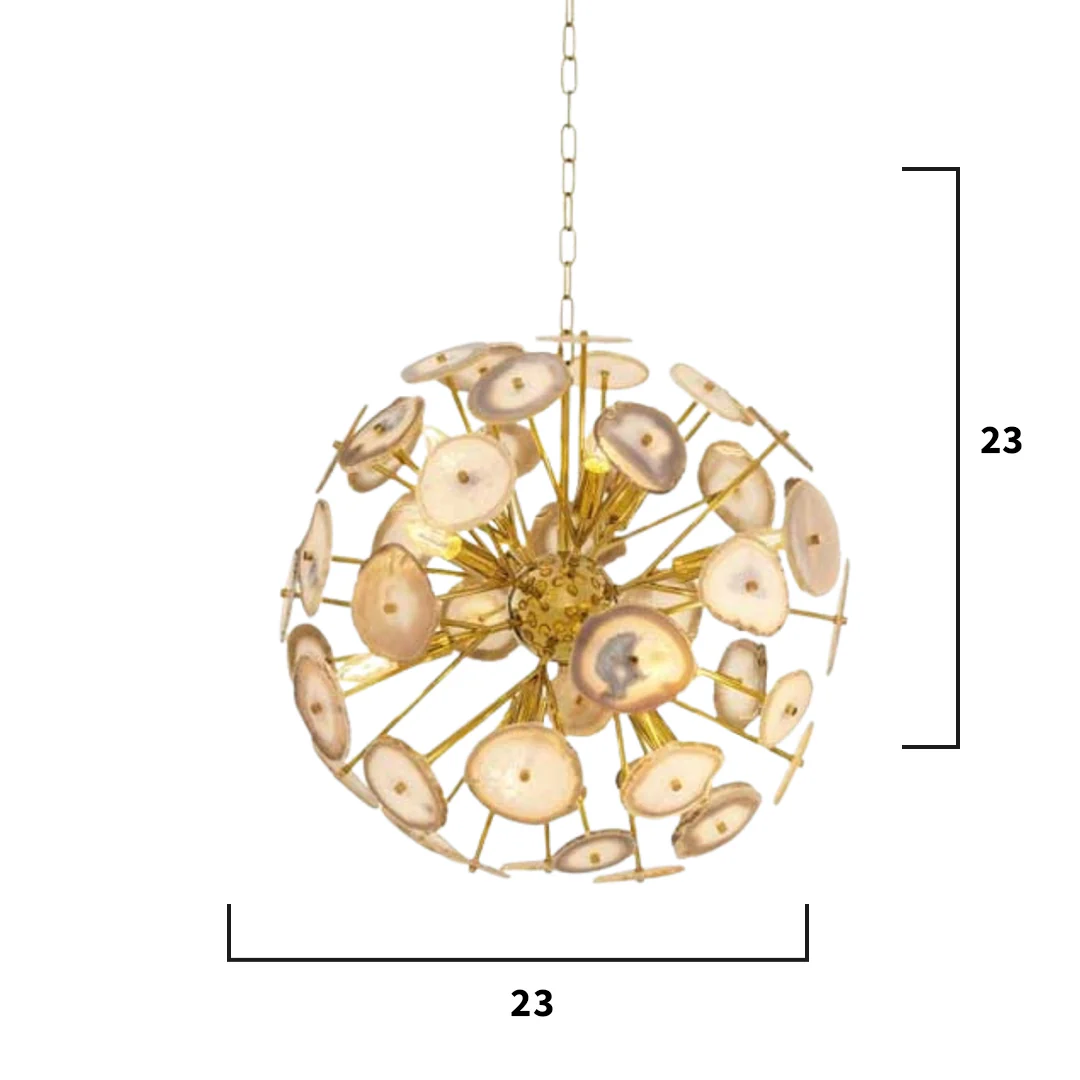 White Agate Chandlier - Image 4