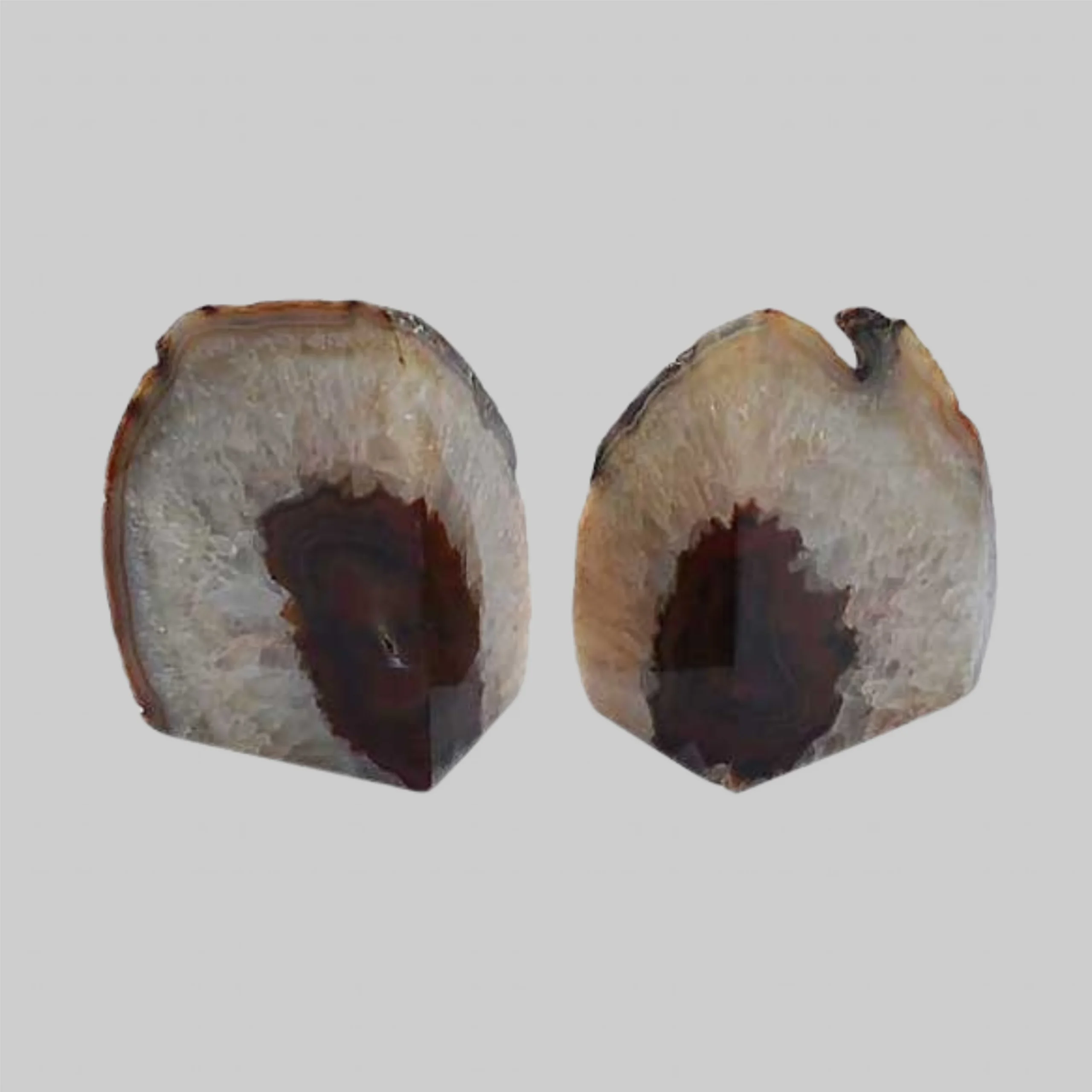 Agate Bookends in BROWN - Image 4